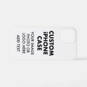 Aangepast aangepast iPHONE 12 MINI BUDGET HOESJE iPhone Hoesje (Achterkant horizontaal)