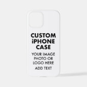 Aangepast aangepast iPHONE 12 MINI BUDGET HOESJE iPhone Hoesje (Achterkant)