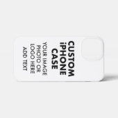 Aangepast aangepast iPHONE 13 MINI BUDGET HOESJE iPhone Hoesje (Achterkant horizontaal)