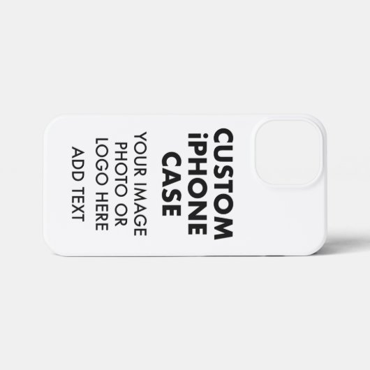 Aangepast aangepast iPHONE 13 MINI BUDGET HOESJE iPhone Hoesje (Achterkant horizontaal)