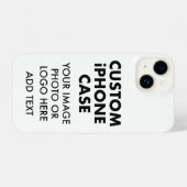 Aangepast, aangepast iPHONE 14-HOESJE VOOR BEGROTI Hoesje (Achterkant horizontaal)