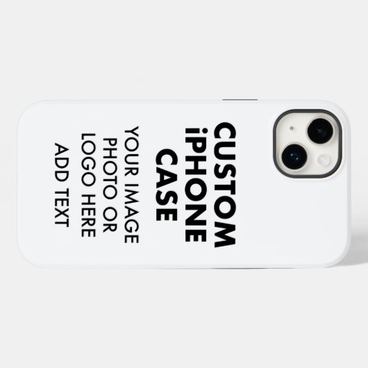 Aangepast aangepast iPHONE 14 PLUS TOUGH HOESJE (Achterkant (horizontaal))