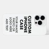 Aangepast aangepast iPHONE 14 PRO MAX BUDGET HOESJ Hoesje (Achterkant horizontaal)