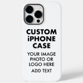 Aangepast aangepast iPHONE 14 PRO MAX TOUGH HOESJE (Achterkant)