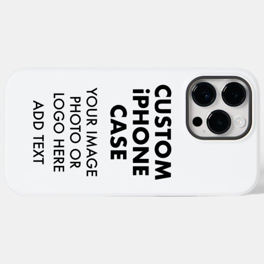 Aangepast aangepast iPHONE 14 PRO MAX TOUGH HOESJE (Achterkant (horizontaal))