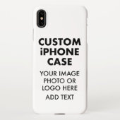 Aangepast aangepast iPHONE XS MAX BUDGET HOESJE iPhone Hoesje (Achterkant)