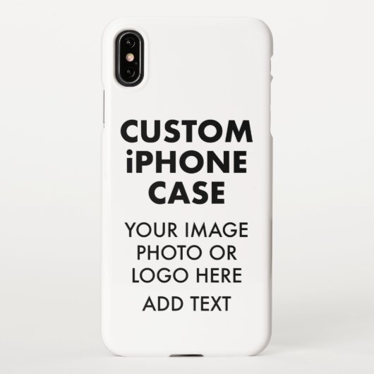 Aangepast aangepast iPHONE XS MAX BUDGET HOESJE iPhone Hoesje (Achterkant)