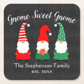 Aangepast aangepast kerstcadeauvenster voor kerst kartonnen onderzetters (Voorkant)