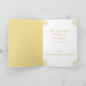 Aangepast aangepast kerstjaar feestdagen kaart (Binnen)