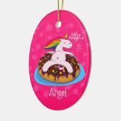 Aangepast, aangepast kerstrecorder keramisch ornament (Links)