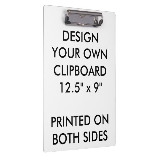 Aangepast, aangepast klembord - Letter en A4-forma (Rechts)