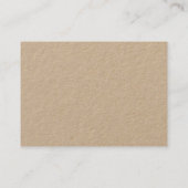 Aangepast aangepast KRAFT 3,5-inch x2,5-inch Visit Visitekaartje (Achterkant)