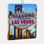 Aangepast aangepast Las Vegas Keramisch Ornament (Rechts)