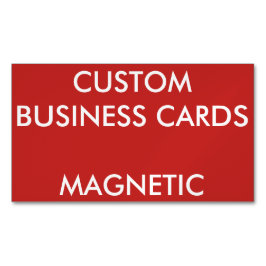 Aangepast aangepast magnetisch Visitekaartje leeg