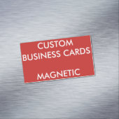 Aangepast aangepast magnetisch Visitekaartje leeg (Voorbeeld)