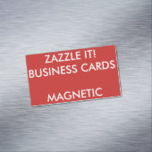 Aangepast aangepast magnetisch Visitekaartje leeg (Voorbeeld)
