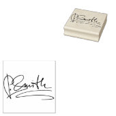 Aangepast, aangepast medium voor speciale handteke rubberstempel (Gestempeld)