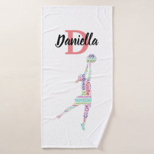 Aangepast aangepast Netball Badhanddoek
