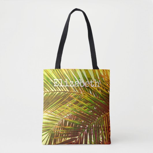 aangepast aangepast ontwerp van het tas palmblad (Voorkant)
