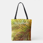 aangepast aangepast ontwerp van het tas palmblad (Achterkant)