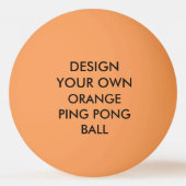 Aangepast aangepast ORANJE pingpongbal (Voorkant)