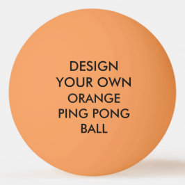 Aangepast aangepast ORANJE pingpongbal