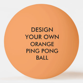 Aangepast aangepast ORANJE pingpongbal