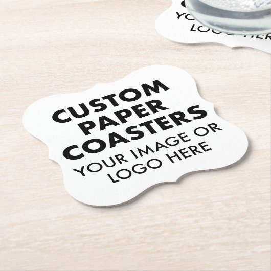 Aangepast aangepast PAPIER-ONDERZETTER (6) BRACKET Kartonnen Onderzetters (Gekanteld)