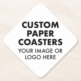 Aangepast aangepast PAPIER-ONDERZETTER (6-inch DIA Kartonnen Onderzetters