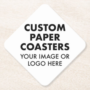 Aangepast aangepast PAPIER-ONDERZETTER (6-inch DIA Kartonnen Onderzetters