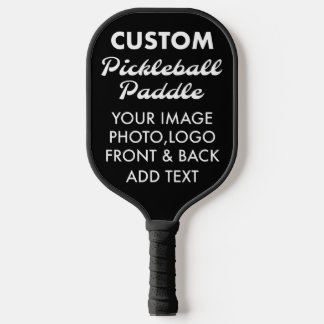 Aangepast aangepast PICKLEBALL PADDLE - ALLE ZWART