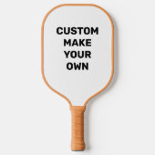 Aangepast aangepast PICKLEBALL-PADDLE Blank - TAN Pickleball Paddle (Voorkant)