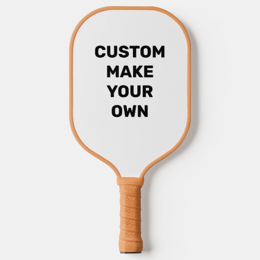 Aangepast aangepast PICKLEBALL-PADDLE Blank - TAN Pickleball Paddle (Voorkant)