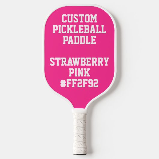 Aangepast aangepast PICKLEBALL PADDLE - PINK (Voorkant)