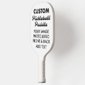 Aangepast aangepast PICKLEBALPADDLE leeg, WIT Pickleball Paddle (Links)