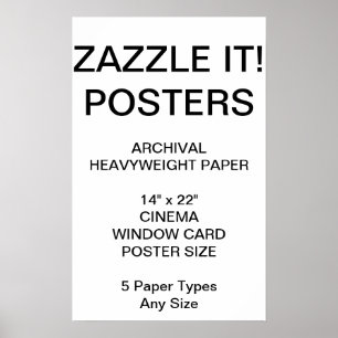 Aangepast aangepast Poster voor 14-inch x22-inch a