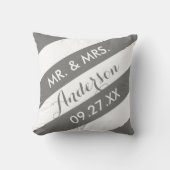 Aangepast, aangepast Sierkussen / Grijs (Voorkant)