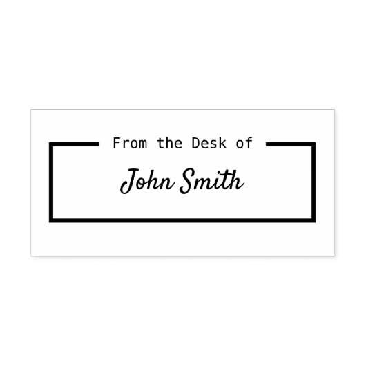 Aangepast aangepast vanaf het bureau van zelfinktende stempel (Design)