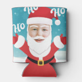 Aangepast aangepast Voeg je eigen fotokerstmis toe Blikjeskoeler (Achterkant)