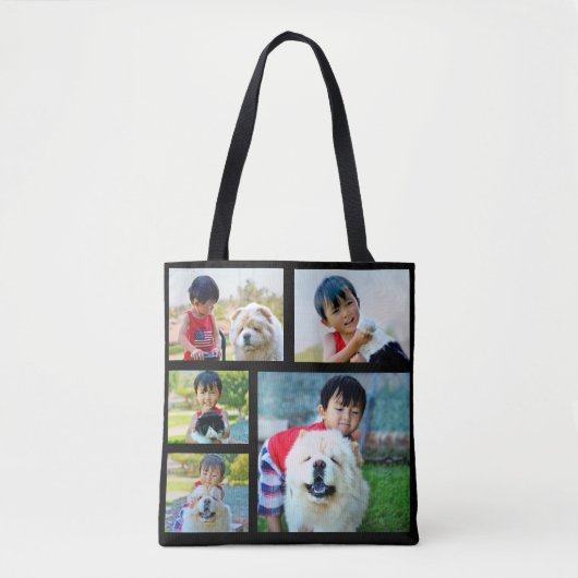 Aangepast, aangepast, volledig gekleurd, kleurenfo tote bag (Voorkant)