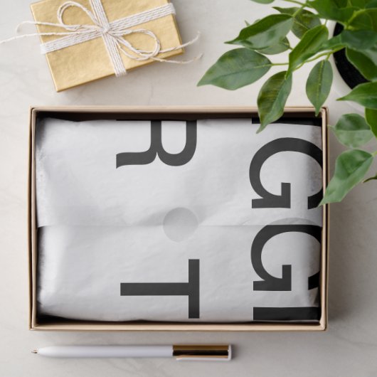 Aangepast, aangepast whitepaper voor cadeautjes tissuepapier (Geschenk)