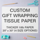 Aangepast, aangepast whitepaper voor cadeautjes tissuepapier (Craft)