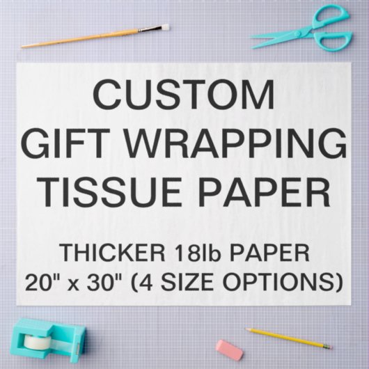 Aangepast, aangepast whitepaper voor cadeautjes tissuepapier (Craft)