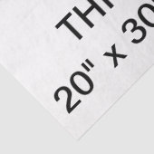 Aangepast, aangepast whitepaper voor cadeautjes tissuepapier (Detail)