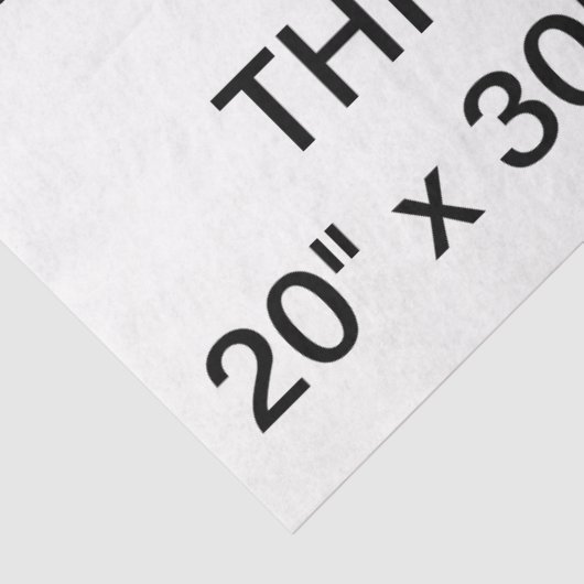 Aangepast, aangepast whitepaper voor cadeautjes tissuepapier (Detail)