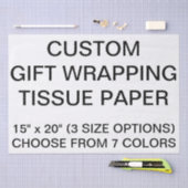 Aangepast, aangepast zwart-witpapier voor cadeaus tissuepapier (Craft)