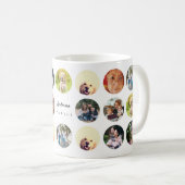 Aangepast Aangepaste Collage Foto Familie toevoege Koffiemok (Voorkant rechts)