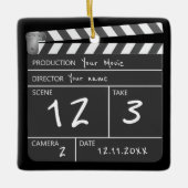 Aangepast aangepaste filmklapbord voor nieuwighede keramisch ornament (Voorkant)