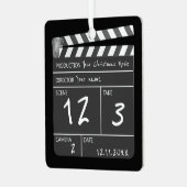 Aangepast aangepaste filmklapbord voor nieuwighede metalen ornament (Voorkant links)