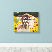 Aangepast aangepaste fotografie toevoegen canvas afdruk (Insitu (Houten vloer))